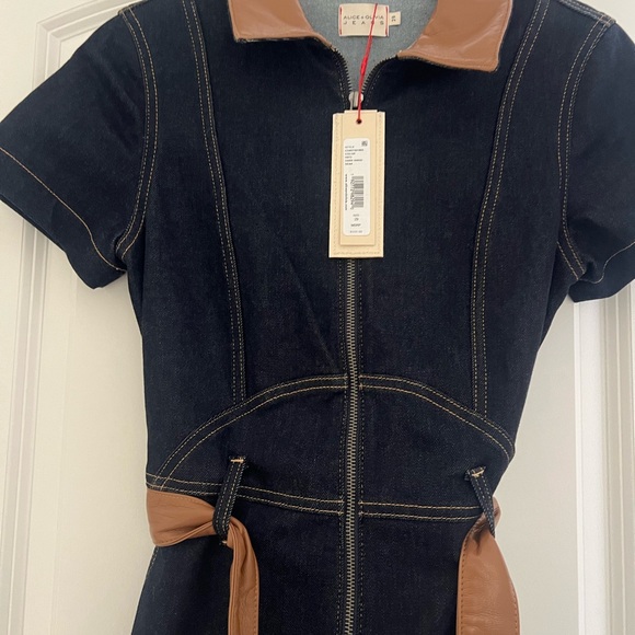 Alice + Olivia Black and Brown Jumpsuit - Picture 6 of 9